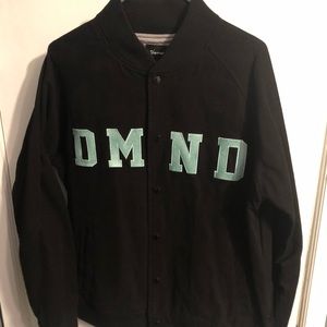 Diamond Supply Snap Button Cotton Varsity Jacket